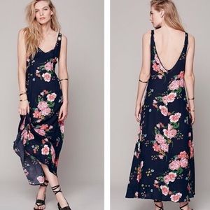 Intimately Free People Floral Maxi Slip Dress- XS